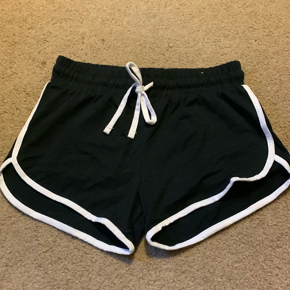 Small black athletic shorts